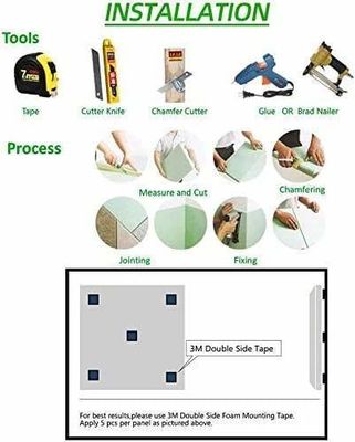 Schalldichte, hohe Dichte, Hexagon, Polyesterfaser, Filz, Akustikplatten