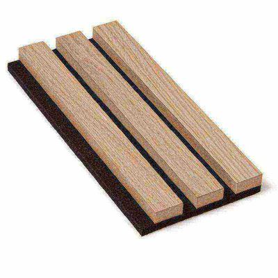 Modernes Design 600/320mm Polyesterfaser Akustikplatte für Haustiere Akustik Holzfurnier