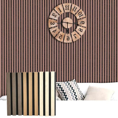 Geräuschreduzierung mit modernen Polyesterfasern Feuerdichtung Schalldämpfende Decke Holz Schiefer Wand Akustikplatten
