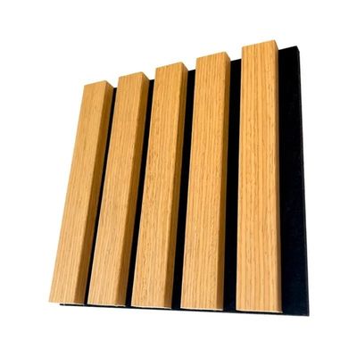 Geräuschreduzierung mit modernen Polyesterfasern Feuerdichtung Schalldämpfende Decke Holz Schiefer Wand Akustikplatten