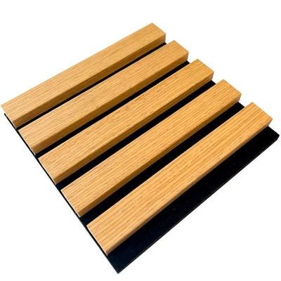 Geräuschreduzierung mit modernen Polyesterfasern Feuerdichtung Schalldämpfende Decke Holz Schiefer Wand Akustikplatten